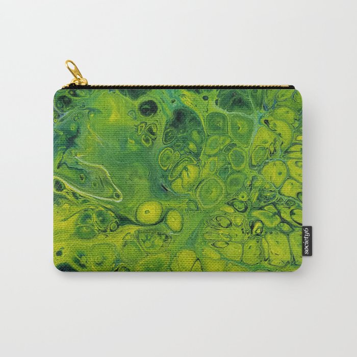 Lily Pad_Abstract Painting Carry-All Pouch