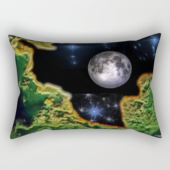 Cracked Earth Rectangular Pillow