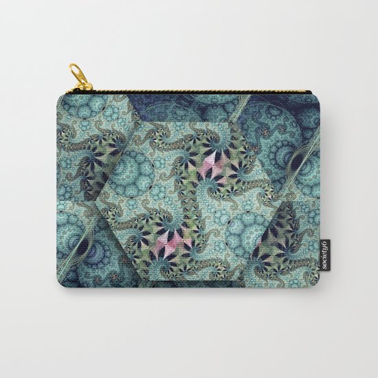 Amazing patterns in cubes and orbs Carry-All Pouch