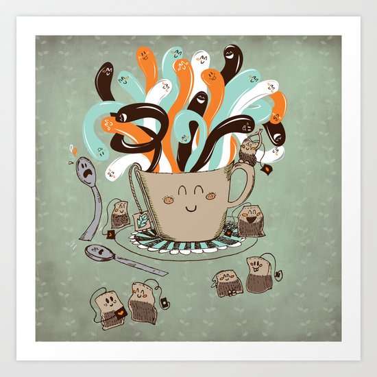 Tea Time Art Print