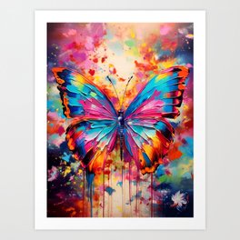Colorful Butterfly 4 Art Print