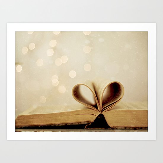 Book Love Art Print