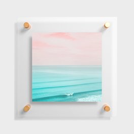 beach summer ocean Floating Acrylic Print