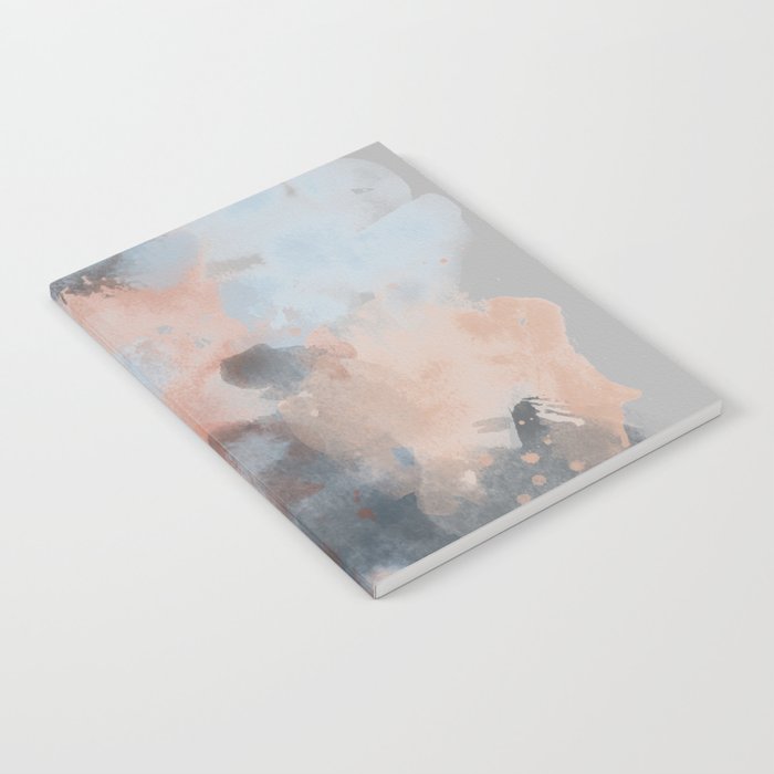 Abstract watercolor splashes Notebook