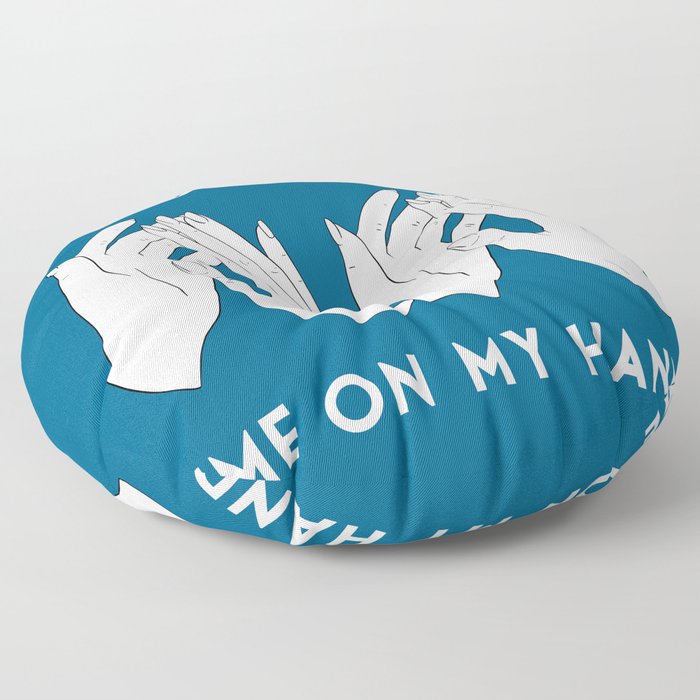 Time On My Hands Floor Pillow