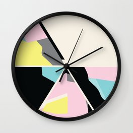triangle no.3 / with love Wall Clock
