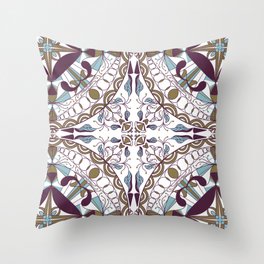 Art Deco Tile Throw Pillow