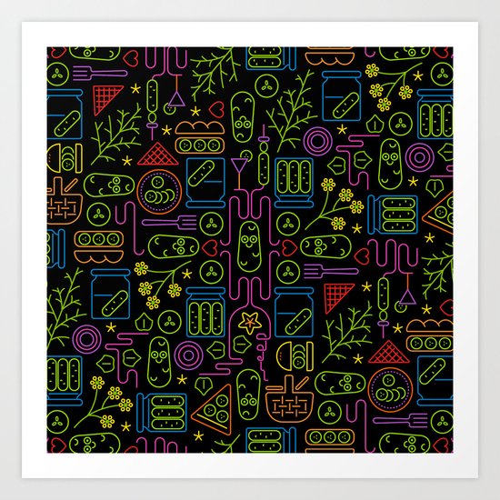 Pickles - Saturday Night Art Print