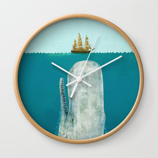 The Whale Wall Clock