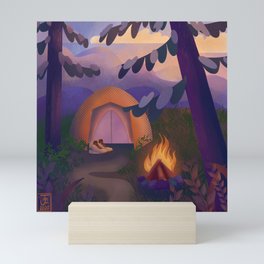 Campfire Mini Art Print