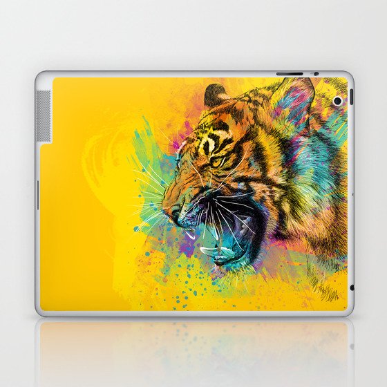 Angry Tiger Laptop & iPad Skin