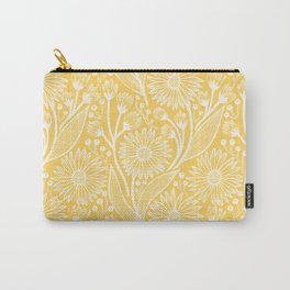 Sunshine Yellow Coneflowers Carry-All Pouch