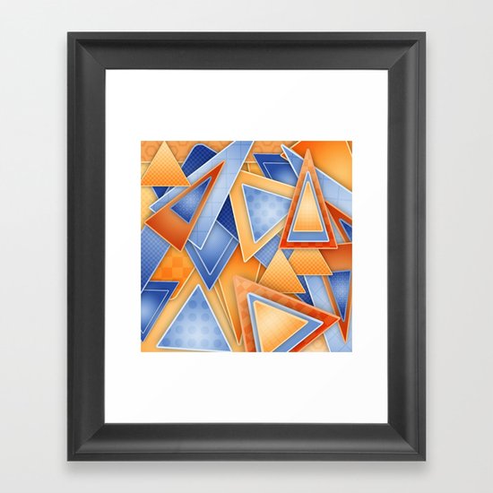 GeOmEtRiCity Framed Art Print