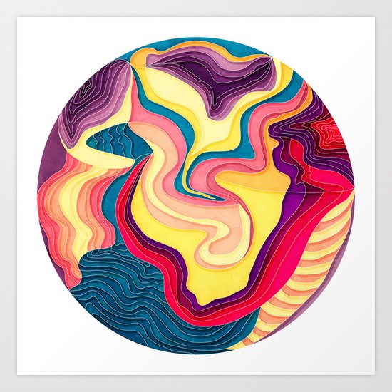 I Dream in Colors Art Print