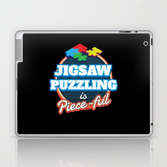 Jigsaw Puzzling Jigsaw Puzzle Hobby Game Laptop & iPad Skin