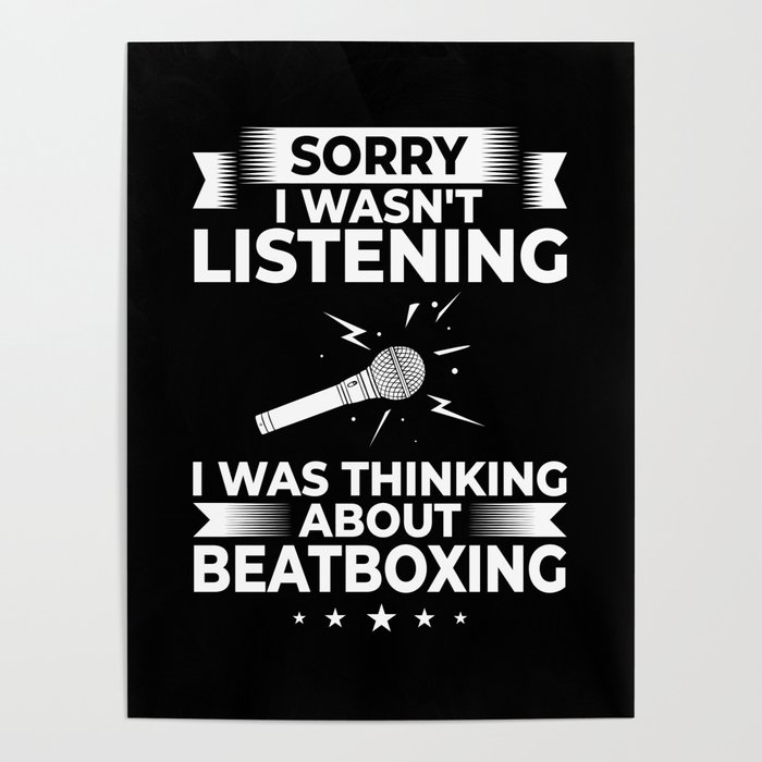 Beatboxing Music Challenge Beat Beatbox Poster