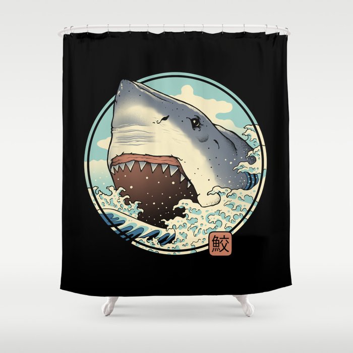 Shark Attack! Shower Curtain