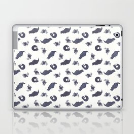 Creepy Objects - Skulls Spiders and Ravens Laptop Skin