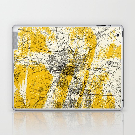 Preston - England Map Drawing - Artistic  Laptop & iPad Skin
