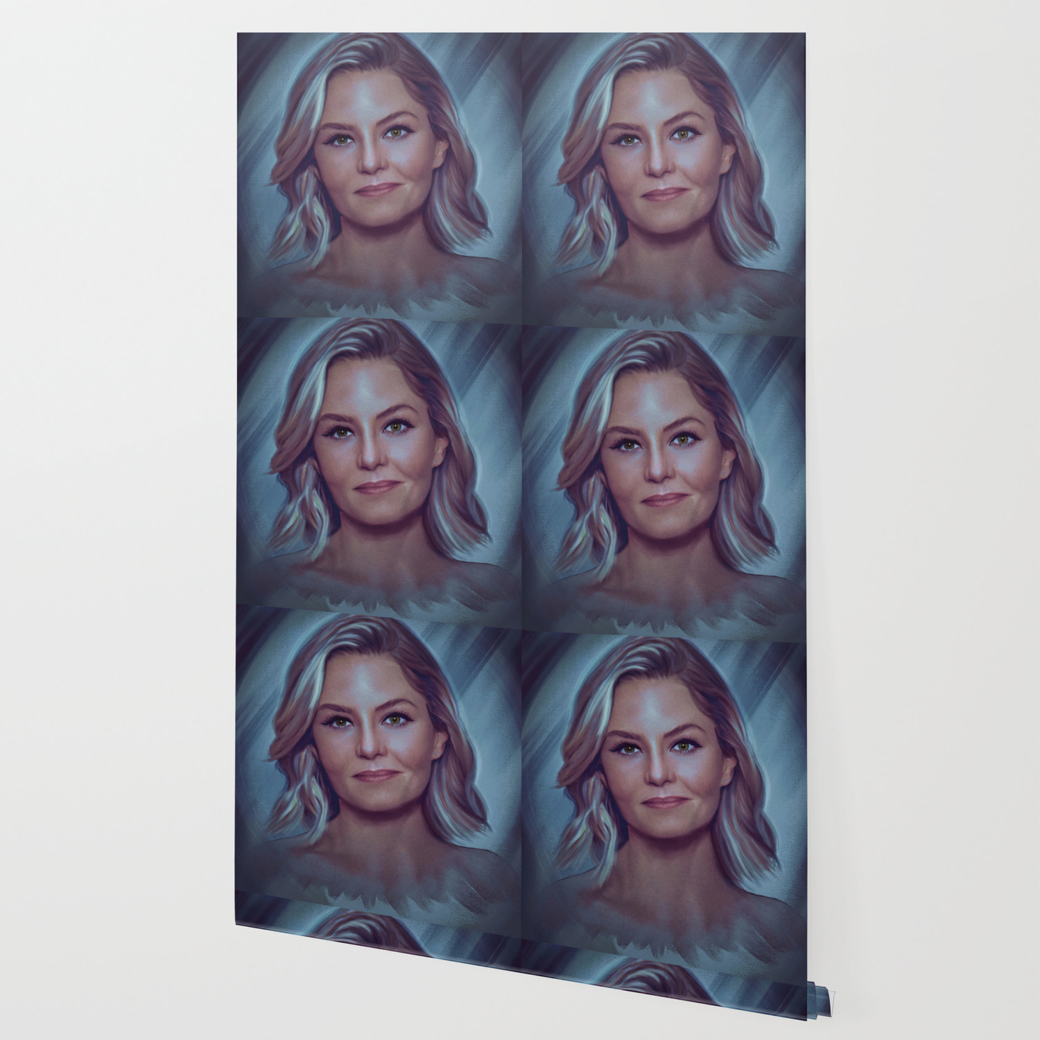 Jennifer Morrison Wallpaper By Elaine Captain Swan Society6