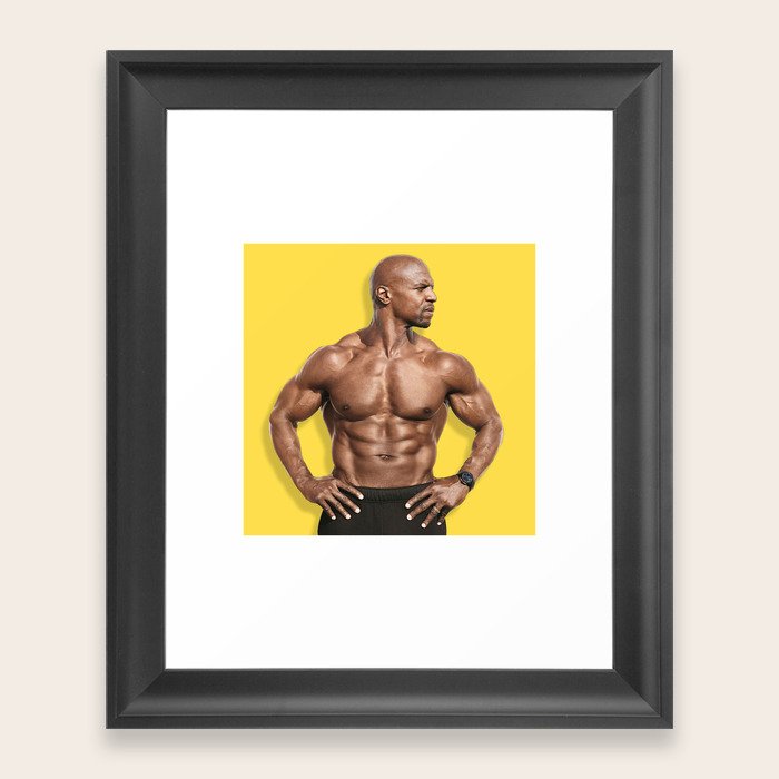 Terry Crews Framed Art Print By Clotildesciallano