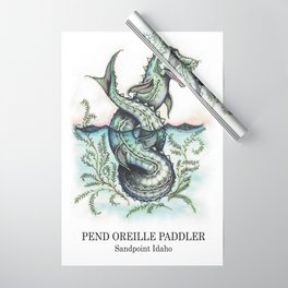 Pend Oreille Paddler Wrapping Paper