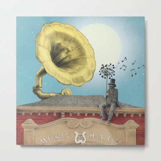 The Music Hall Metal Print