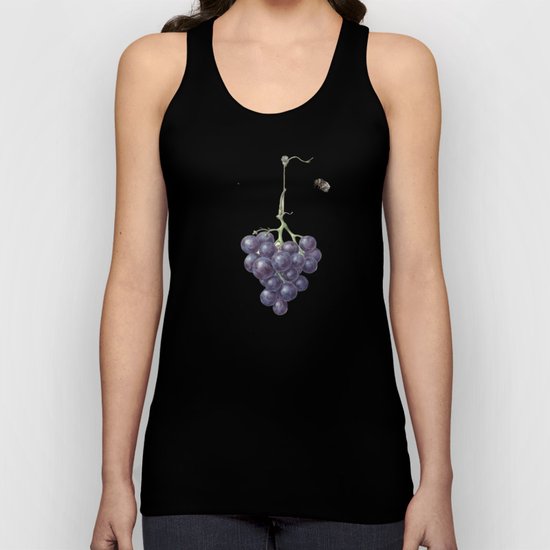 The Bee and the Grape Unisex Tank Top