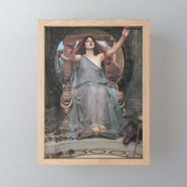 Circe Offering the Cup to Ulysses, John William Waterhouse Framed Mini Art Print