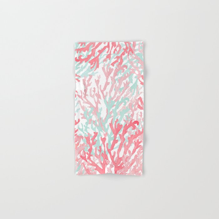 Coral pink sales bath towels