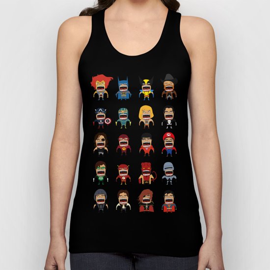 Screaming Heroes Unisex Tank Top