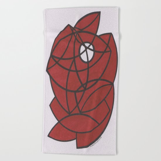 Poke a Broke Beach Towel