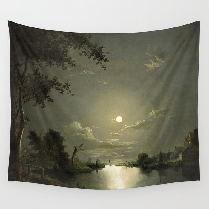 Moonlit landscape 2025 tapestry