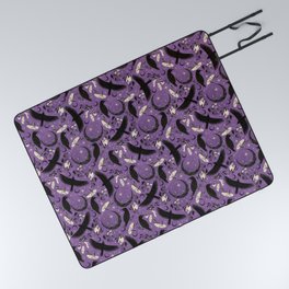 Raven Tarot Purple  Picnic Blanket