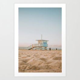 no lifeguard xiv / redondo beach, california Art Print