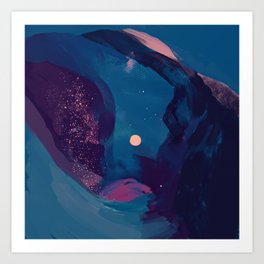 The Cycle Of Night Art Print