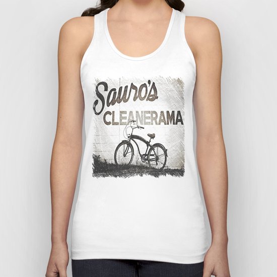 Sauro's Cleanerama Unisex Tank Top