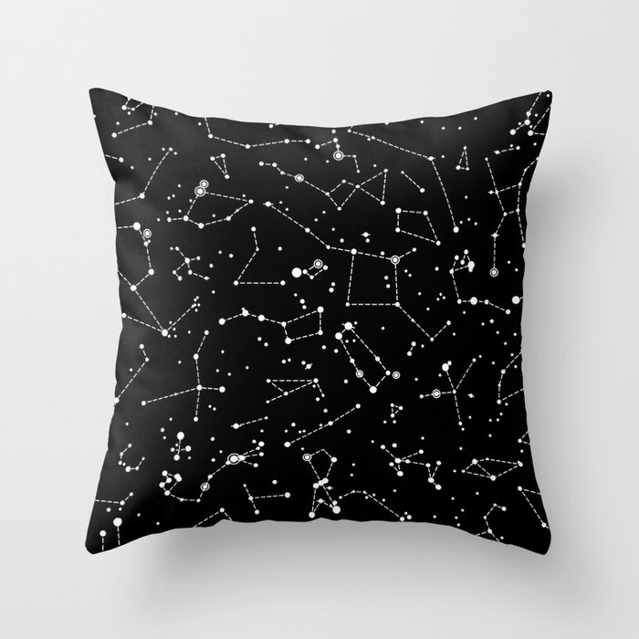Star Constellations Throw Pillow