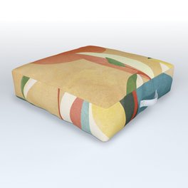 Colorful Branching Out 16 Outdoor Floor Cushion