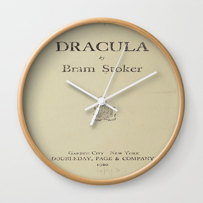 Page - Dracula  Wall Clock