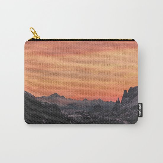 Pastel Sunset #mountains #society6 Carry-All Pouch
