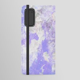Purple Pastel Ocean Marble Watercolor Water Waves Brushstrokes Android Wallet Case