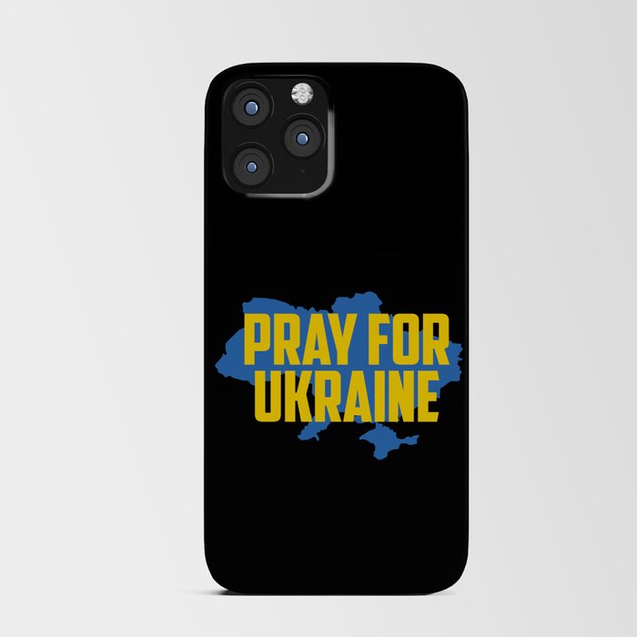 Pray For Ukraine iPhone Card Case