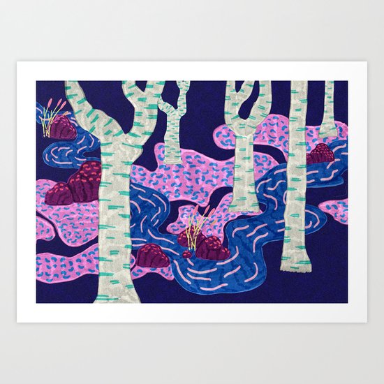 Björk Art Print
