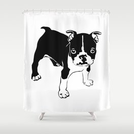 French Bulldog Puppy Shower Curtain