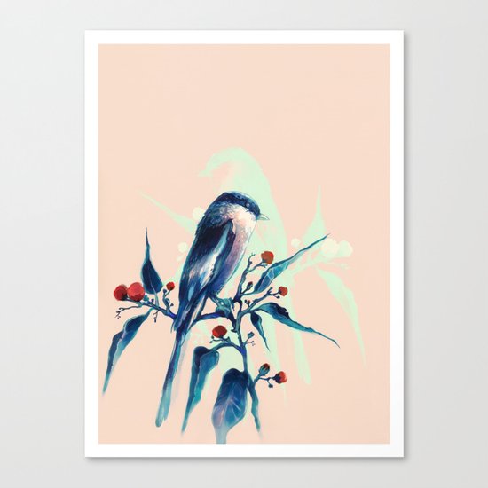 Hashtag Blue Bird Canvas Print