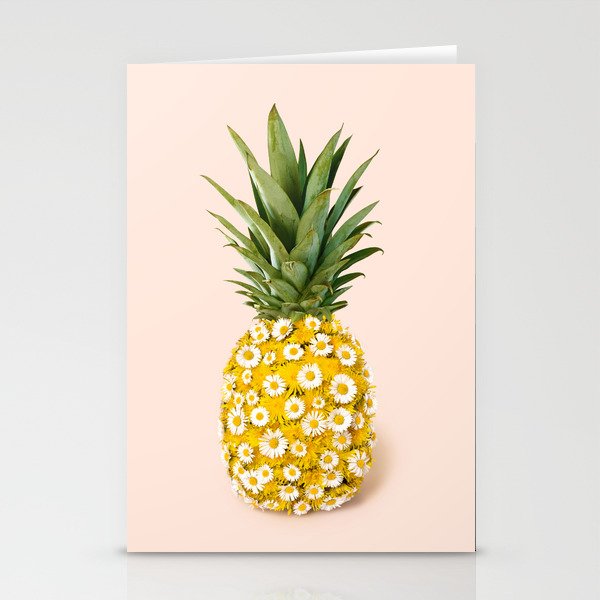 Daisy Pineapple Stationery Cards