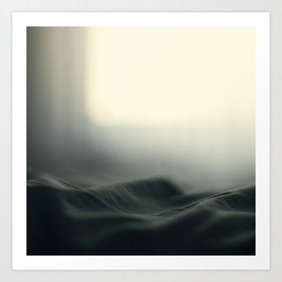 a sea of bed covers ... Art Print