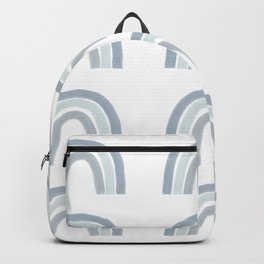 Rainbows, gray neutral palette Backpack