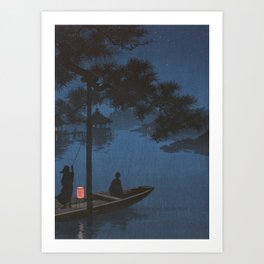 TIR-FA - Japan Print - Shubi pine at Night Art Print